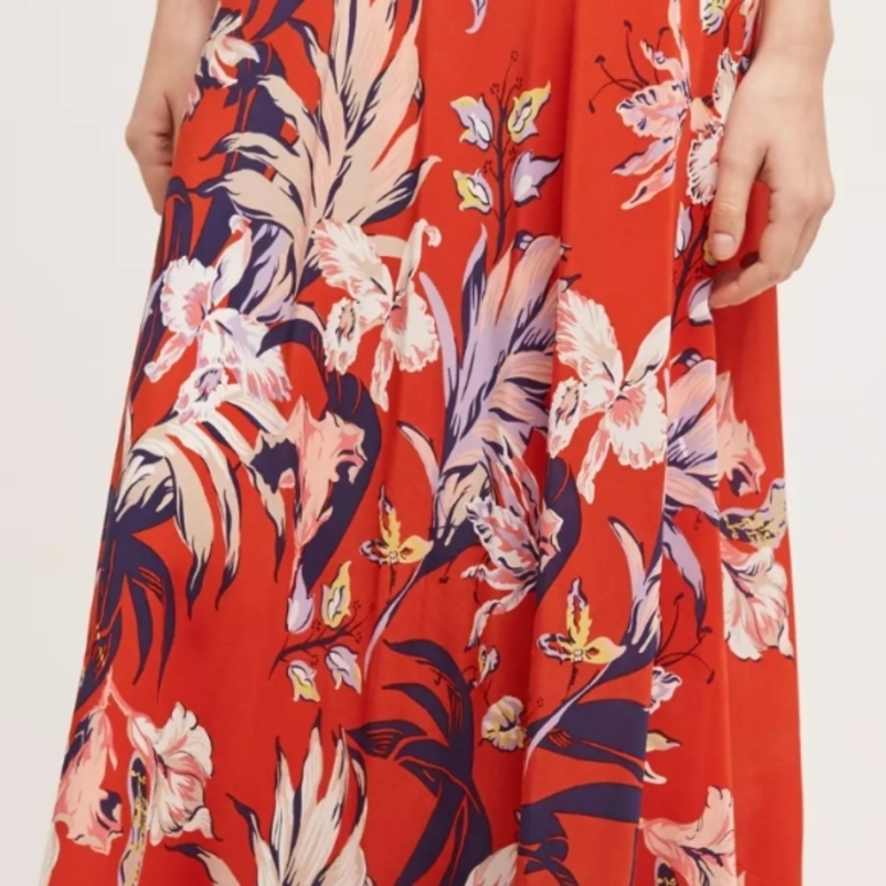 HD in Paris Vibrant Floral Maxi Skirt